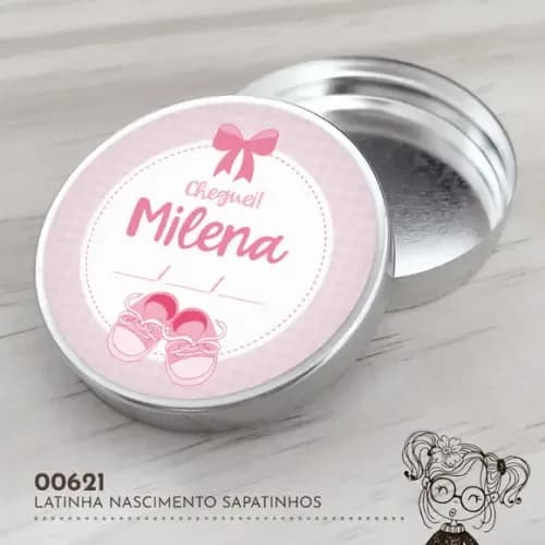 Latinha Adesivada Sapatinhos - 00621
