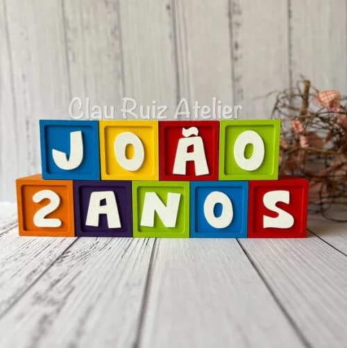 Pocoyo 6x6cm - Decoração de Festa Infantil