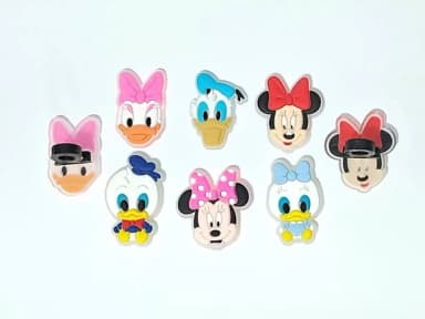 Ponteira para Lápis Minnie Fluorescente 3cm 6 Unidades
