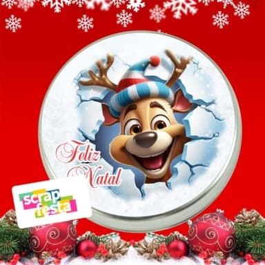 Latinhas Personalizada Festa Natal