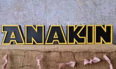 STAR WARS - Nomes em MDF