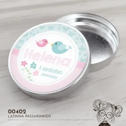 Latinha Adesivada Jardim - 00402