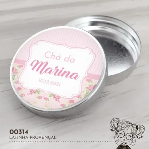 Latinha Adesivada Provençal - 00314
