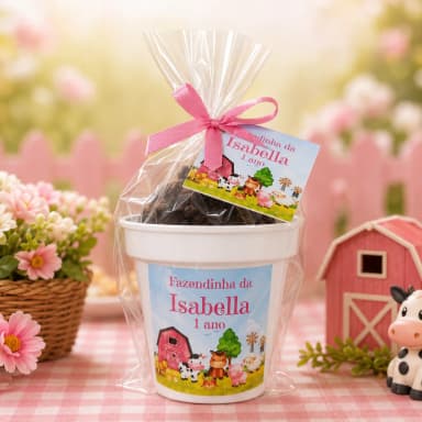 25 unidades Kit Jardinagem Fazendinha Rosa - Trabalhamos com qualquer tema - Informar tema no chat.