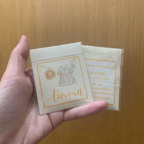 Lembrancinha Chá de Bebê Sachê Aromático Gaveta
