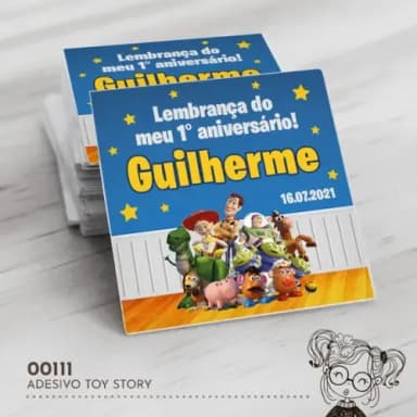 Adesivo Quadrado Toy Story - 00111
