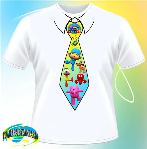 Camiseta Gravata Pocoyo
