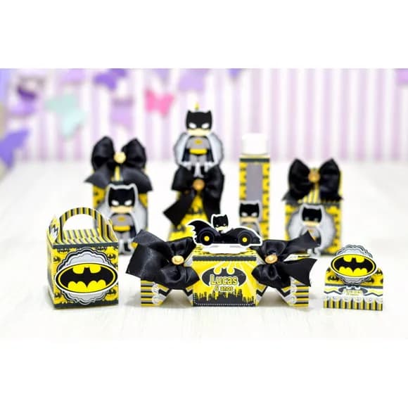 Kit 60 Lembrancinhas Batman