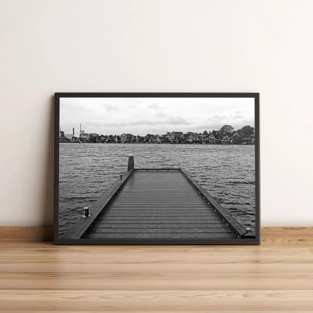 Quadro Pier Em Preto E Branco 18