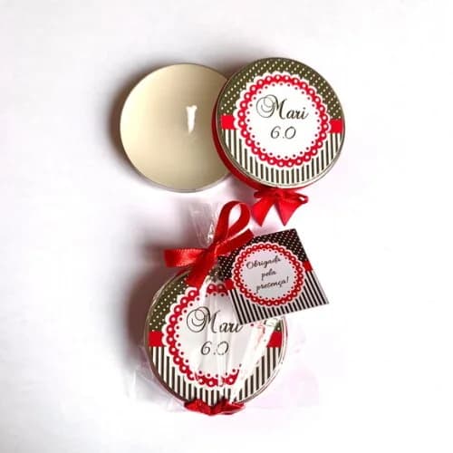 Lembrança 80 anos Vela Aromática anos 60