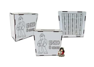 Cofrinho Personalizado Roblox Lembrancinha