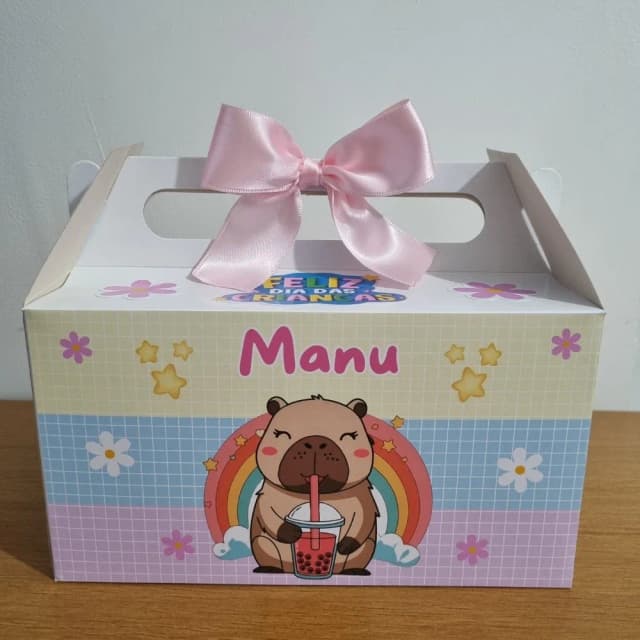 Maleta Personalizada Lembrancinha Capivara