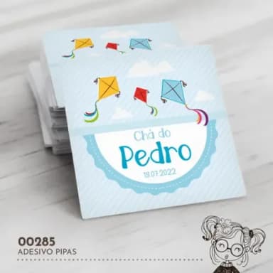 Adesivo Quadrado Pipas - 00285