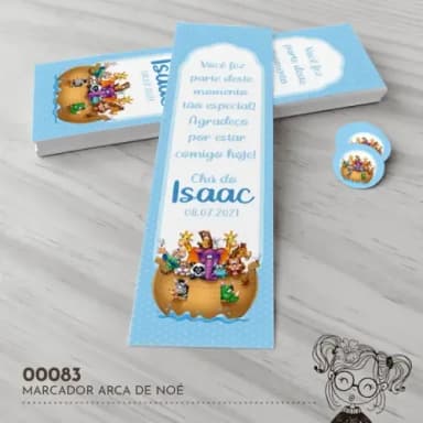 Marcador de Livro Arca de Noé - 00083