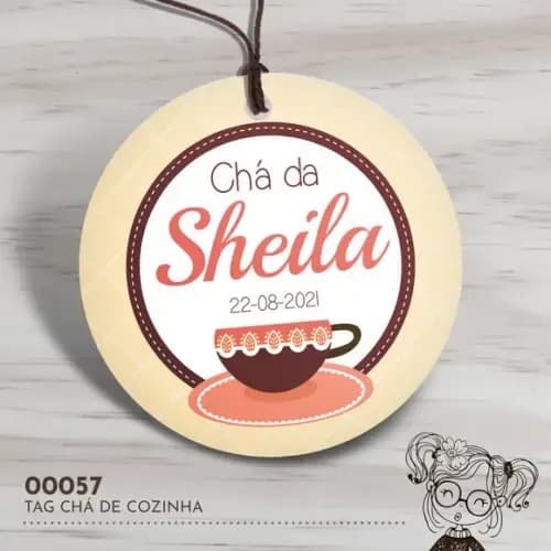 Tag Redonda Chá de Cozinha - 00057