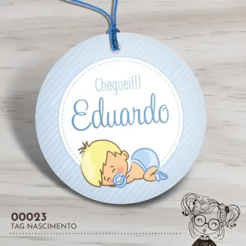 Tag Redonda Nascimento - 00023