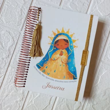 Agenda Católica 2027 com Evangelho Transcrito 1 Dia por Página Nossa Senhora Aparecida Cute