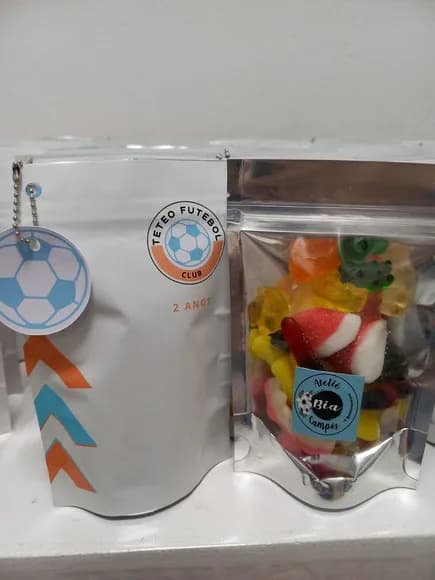 35 Saquinho Zip Lock com Balas Fini