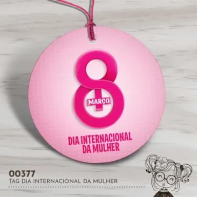 Tag Redonda Dia Internacional da Mulher - 00377