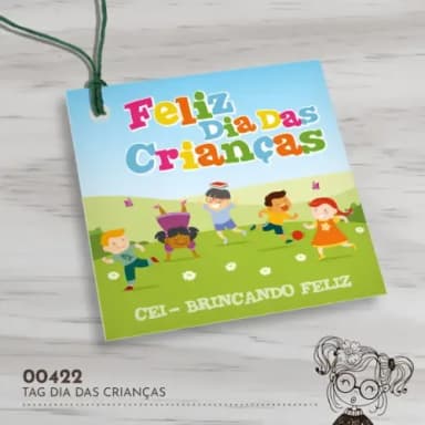 Tag Quadrada Dia das Crianças - 00422