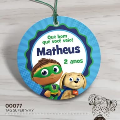 Tag Redonda Super Why - 00077
