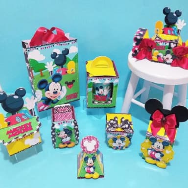 Kit 60 Lembrancinhas Mickey