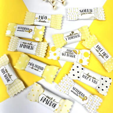 Balas Personalizadas Setembro Amarelo - 50 Unidades