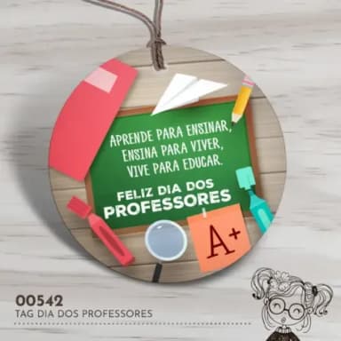 Tag Redonda Dia dos Professores - 00542
