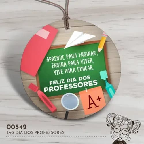 Tag Redonda Dia dos Professores - 00542