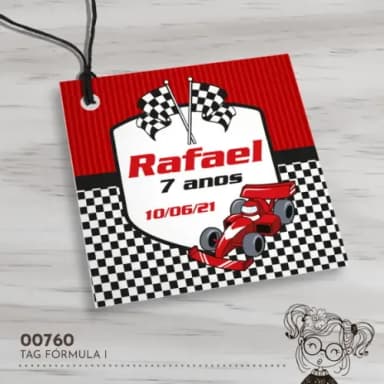 Tag Quadrada Fórmula I - 00760
