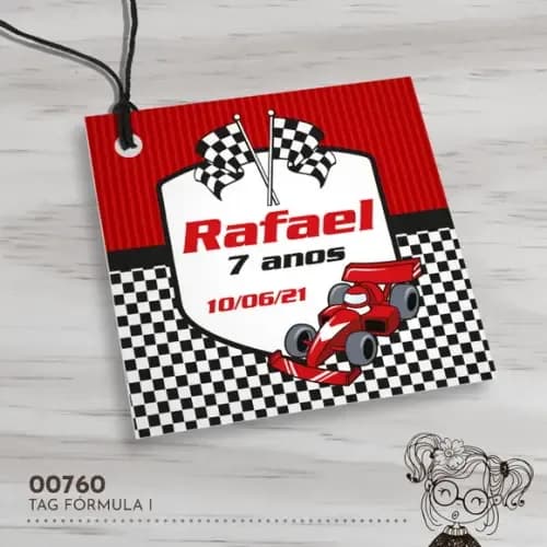 Tag Quadrada Fórmula I - 00760