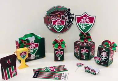 Kit 60 Lembrancinhas Fluminense