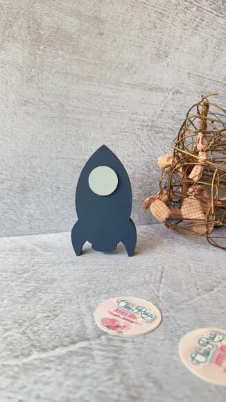 Astronauta Decoração Bebê- Foguete para Nicho