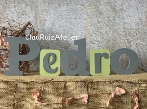 Letras de mdf - Blocos