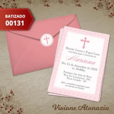 Convite Batizado - 00131