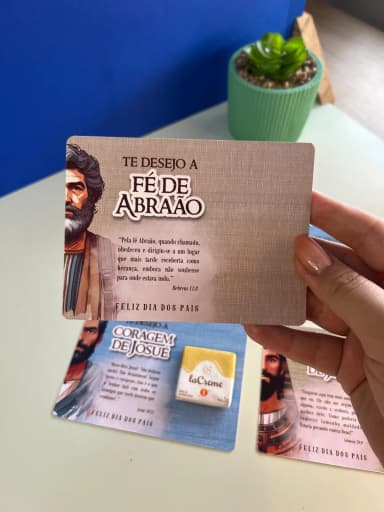 Card dia dos Pais - lembrancinha dia dos Pais