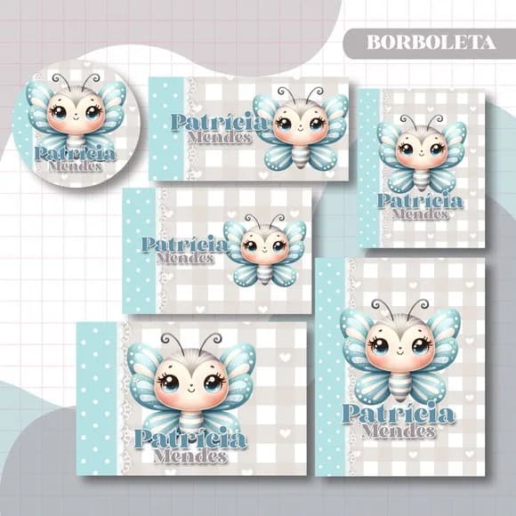 60 Etiquetas Escolares Personalizadas Prova D