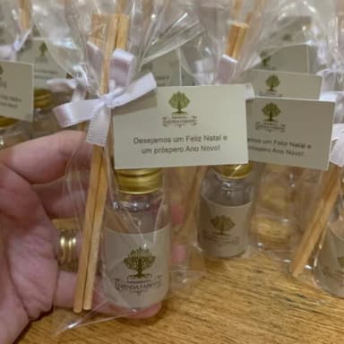 Brinde Corporativo Natal Aromatizador com Logo Condomínio