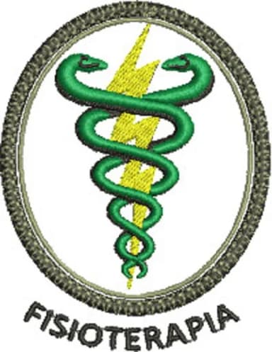 Matriz de Bordado Símbolo Fisioterapia