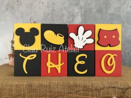 Cubos Decorativos DISNEY 8x8cm