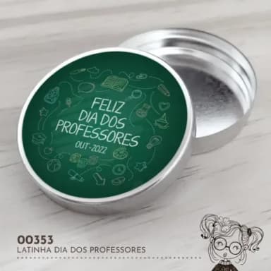 Latinha Adesivada Dia dos Professores - 00353