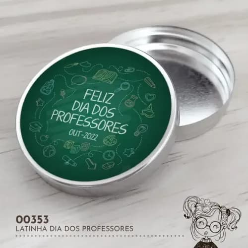 Latinha Adesivada Dia dos Professores - 00353
