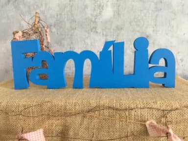 LETRAS DE MDF - FAMÍLIA