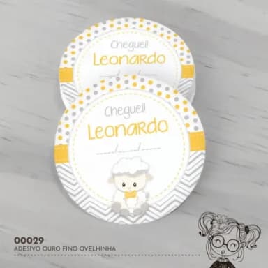 Adesivo Água Ouro Fino Ovelhinha - 00029