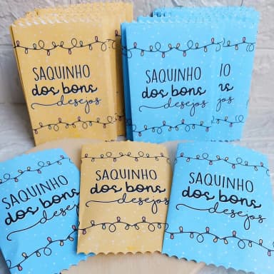 Saquinho de papel personalizado
