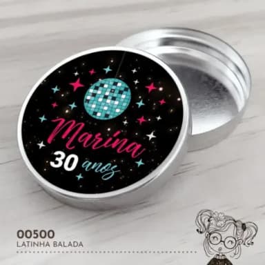 Latinha Adesivada Balada - 00500