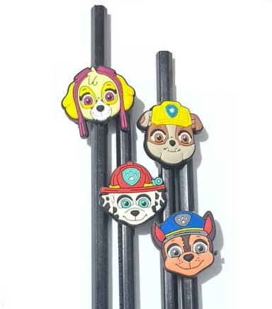 Lápis C/ponteira Patrulha Canina 3cm Pacote com 8 Unidades