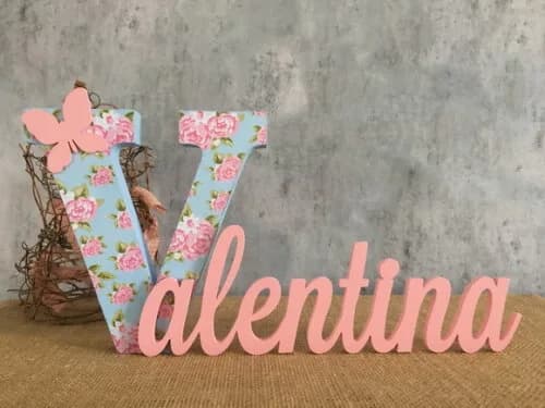 Jardim Encantado - Nomes Personalizados - Tecido