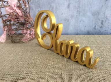Letras Decorativas - nome em MDF