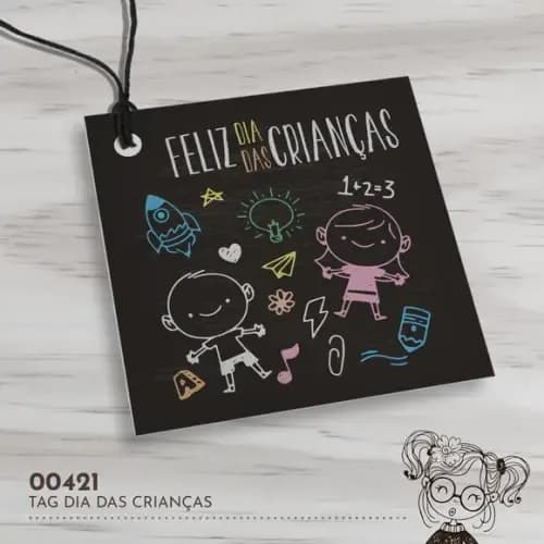 Tag Quadrada Dia das Crianças - 00421